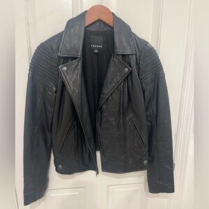 Black Leather Moto Jacket for women from Nordstrom